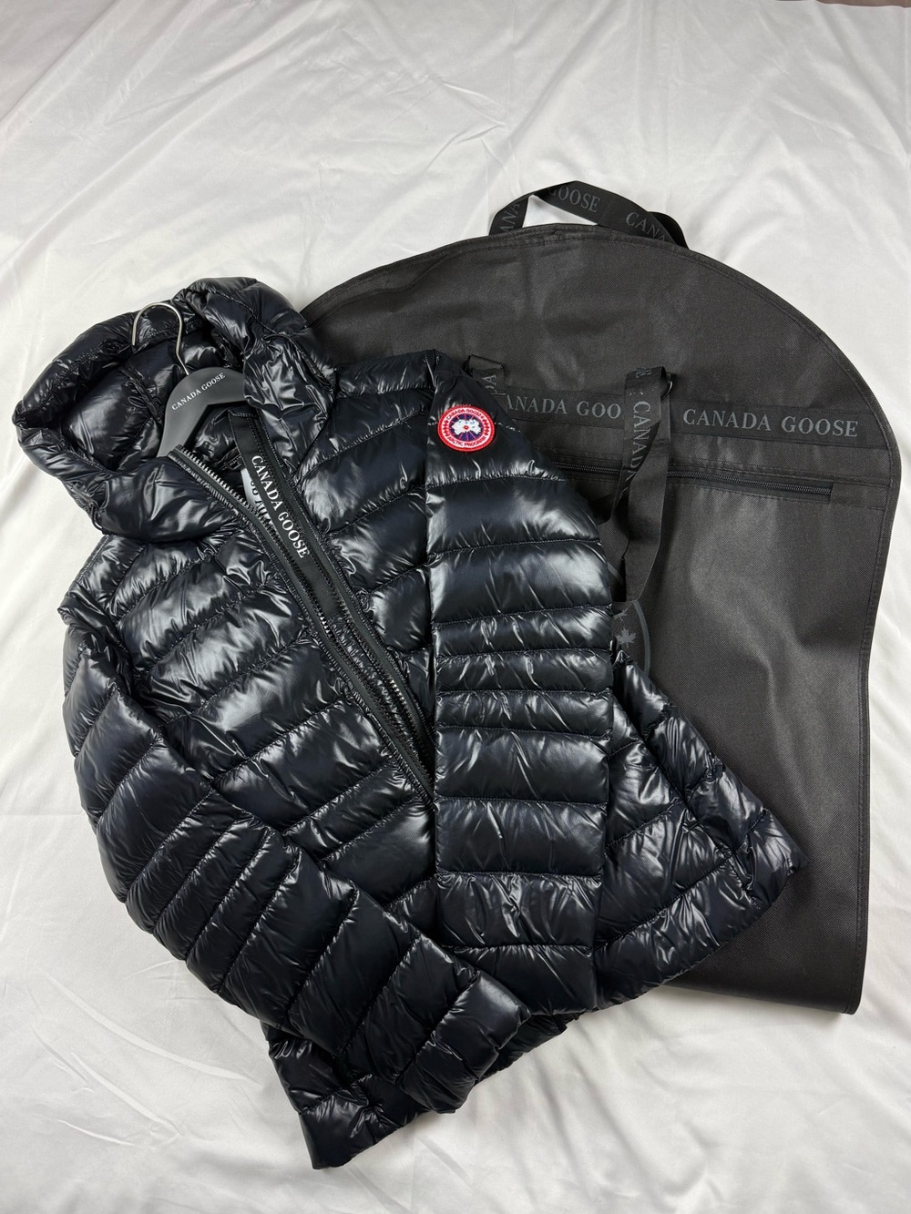 Canada Goose Women's Black Lightweight Puffer Jacket Size S